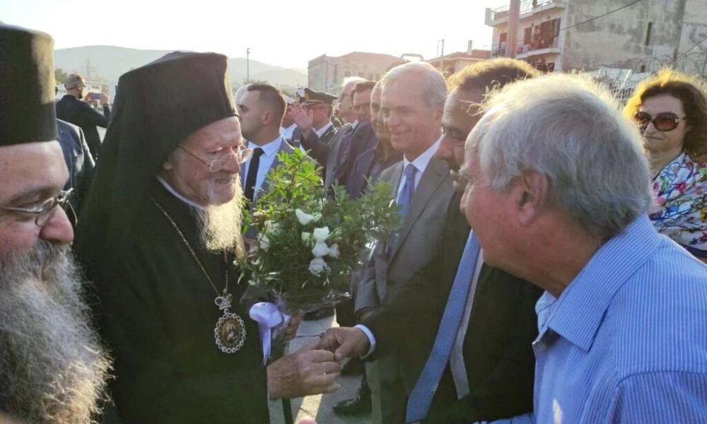 Οικουμενικός Πατριάρχης: Εκτυλίσσεται τρίτος παγκόσμιος πόλεμος εναντίον της φύσεως - Η επίσκεψη στη Χίο (Βίντεο)